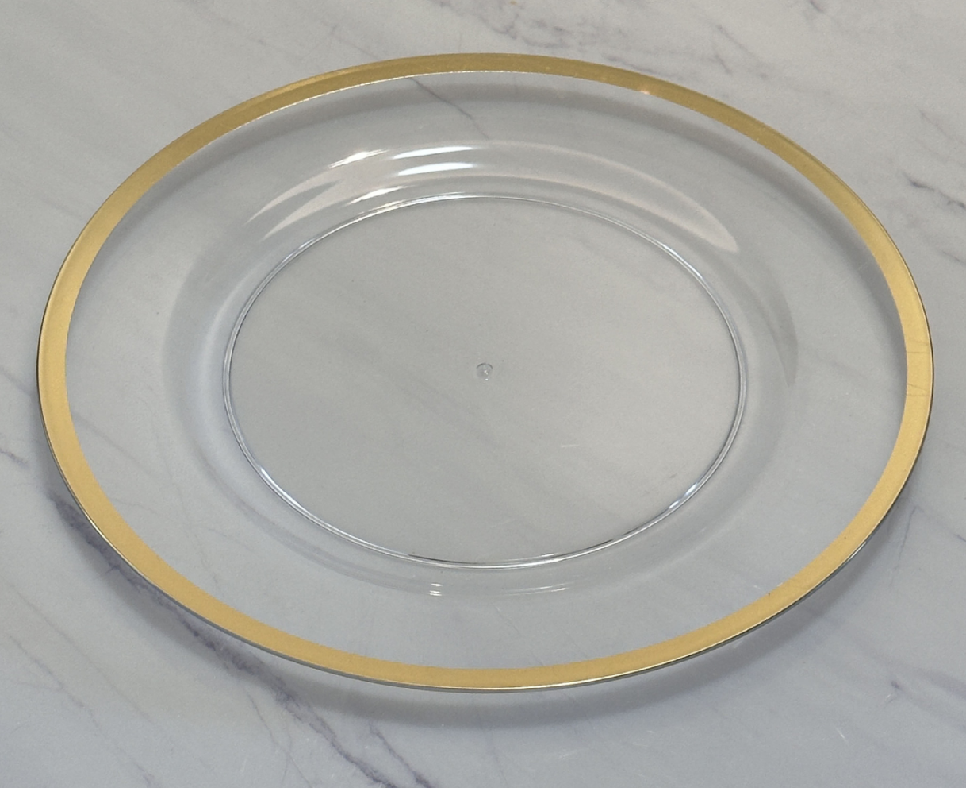 Food Grade Reusable Plastic Dinner Plate Unbreakable Tableware ALM-S100154