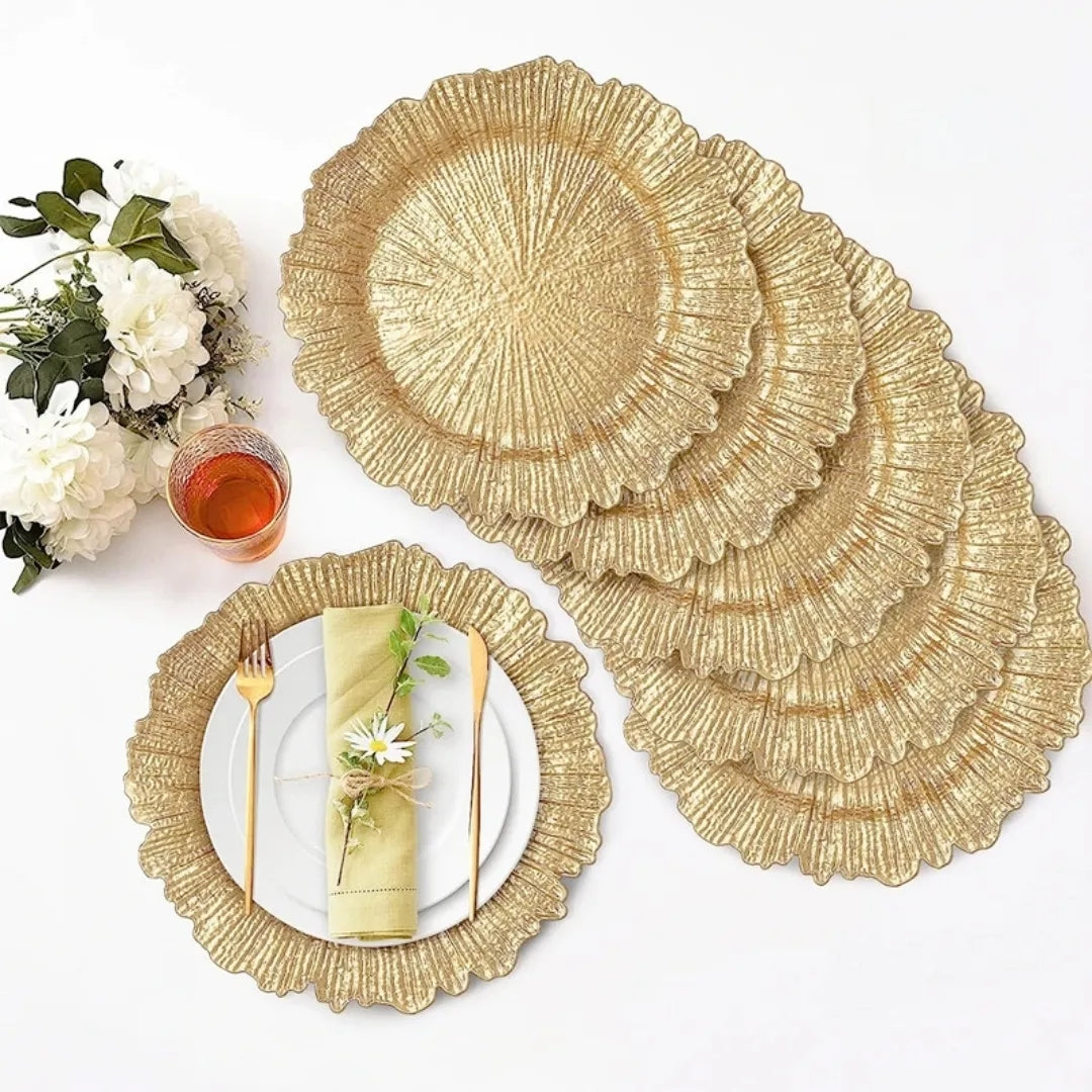 Food Grade Reusable Plastic Dinner Plate Unbreakable Tableware ALM-S100137