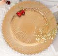Food Grade Reusable Plastic Dinner Plate Unbreakable Tableware ALM-S100129