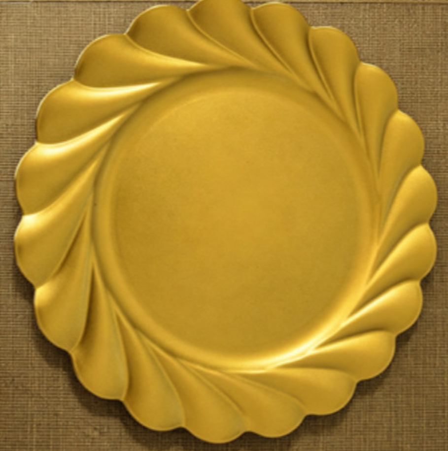 Food Grade Reusable Plastic Dinner Plate Unbreakable Tableware ALM-S100131