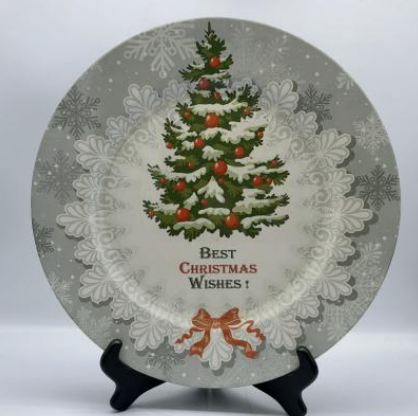 Food Grade Reusable Plastic Dinner Plate Unbreakable Tableware ALM-S100165