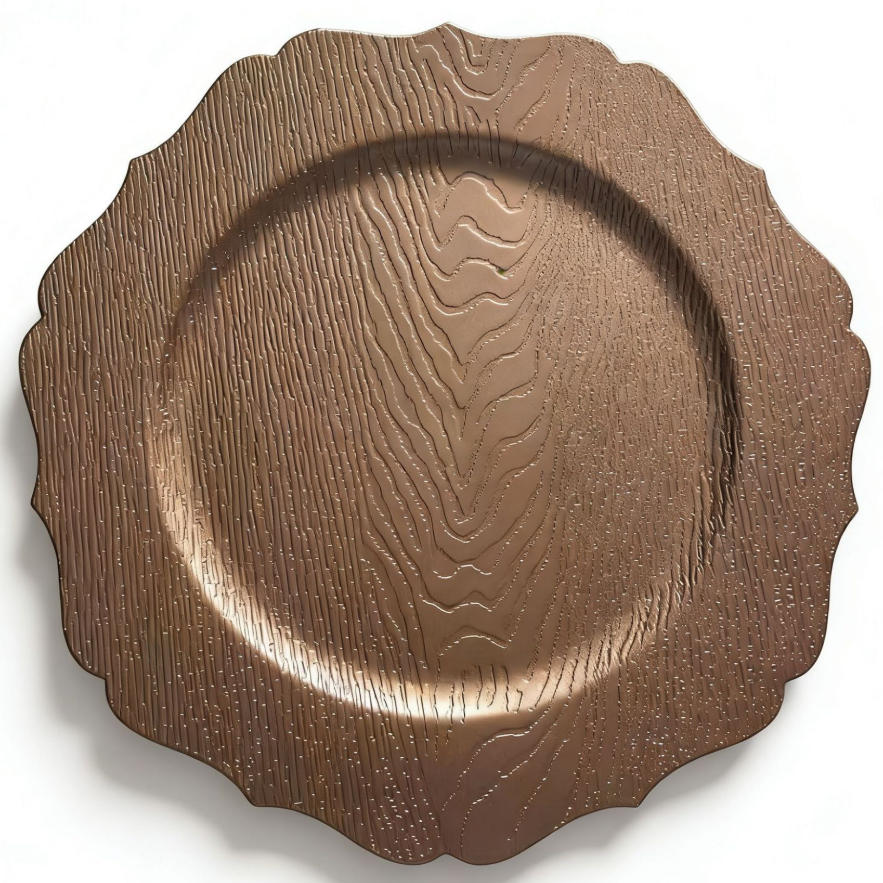 Food Grade Reusable Plastic Dinner Plate Unbreakable Tableware ALM-S100134