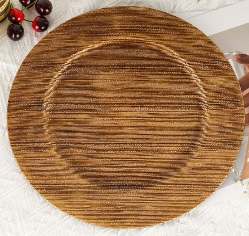 Food Grade Reusable Plastic Dinner Plate Unbreakable Tableware ALM-S100135