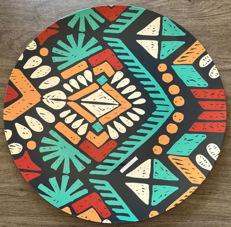 Food Grade Reusable Plastic Dinner Plate Unbreakable Tableware ALM-S100169