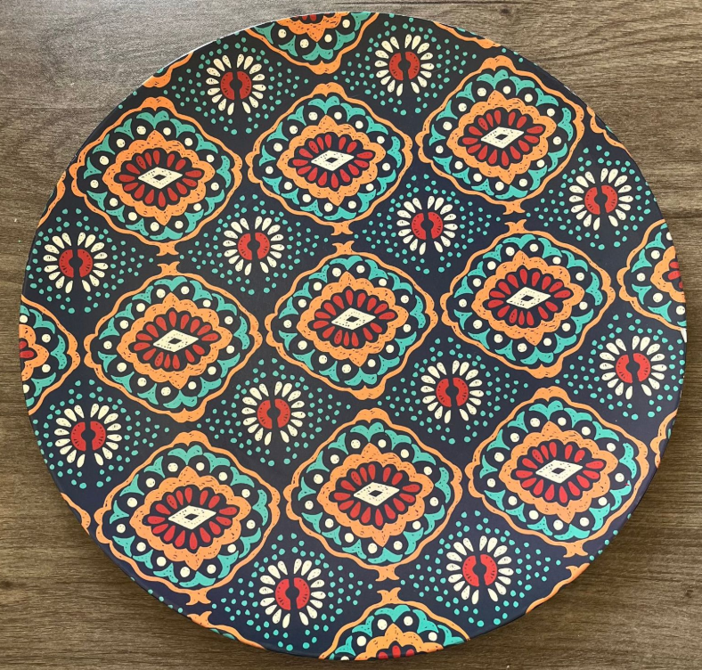 Food Grade Reusable Plastic Dinner Plate Unbreakable Tableware ALM-S100169