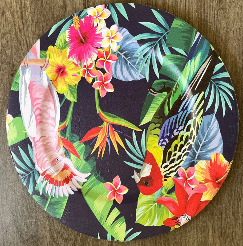 Food Grade Reusable Plastic Dinner Plate Unbreakable Tableware ALM-S100169