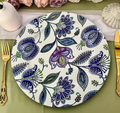 Food Grade Reusable Plastic Dinner Plate Unbreakable Tableware ALM-S100173