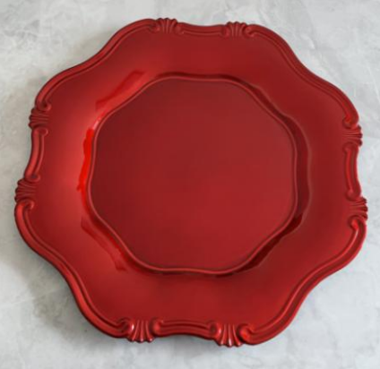 Food Grade Reusable Plastic Dinner Plate Unbreakable Tableware ALM-S100177