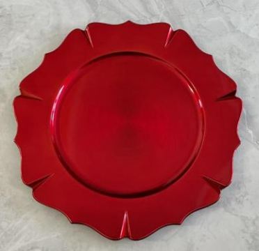 Food Grade Reusable Plastic Dinner Plate Unbreakable Tableware ALM-S100177