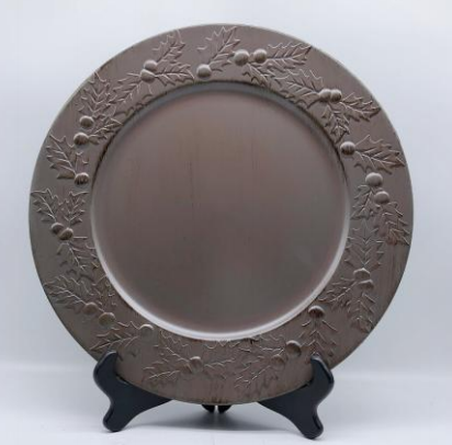 Food Grade Reusable Plastic Dinner Plate Unbreakable Tableware ALM-S100181