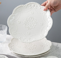 Premium Ceramic Dinner Plates Hotel Restaurant Tableware Wholesale ALM-S100190