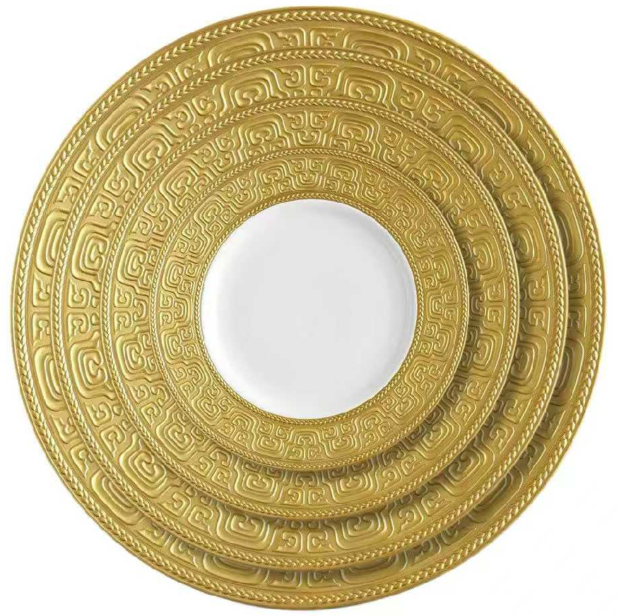 Premium Ceramic Dinner Plates Hotel Restaurant Tableware Wholesale ALM-S100192