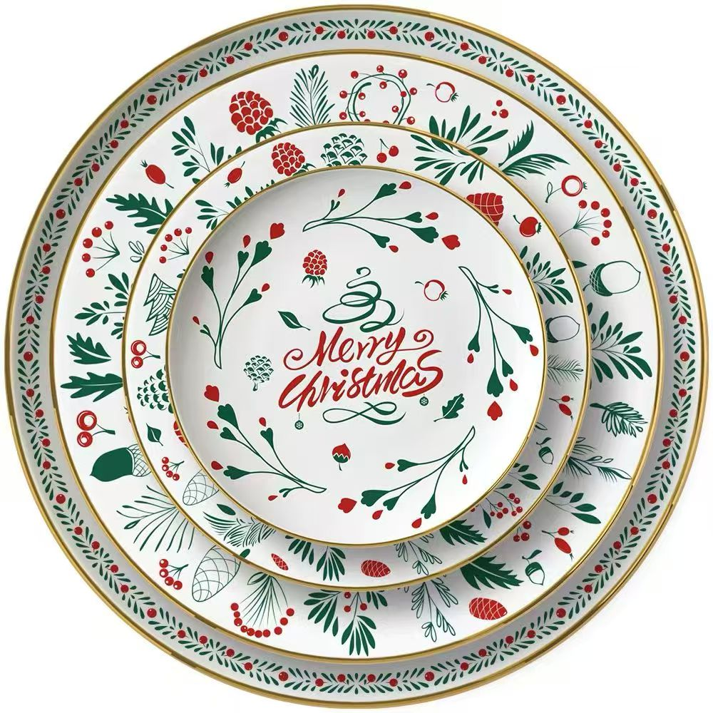 Premium Ceramic Dinner Plates Hotel Restaurant Tableware Wholesale ALM-S100193