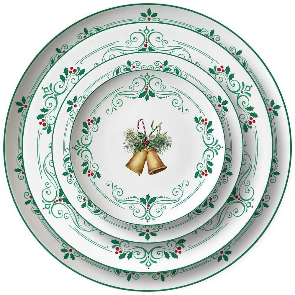 Premium Ceramic Dinner Plates Hotel Restaurant Tableware Wholesale ALM-S100193
