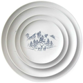 Premium Ceramic Dinner Plates Hotel Restaurant Tableware Wholesale ALM-S100199