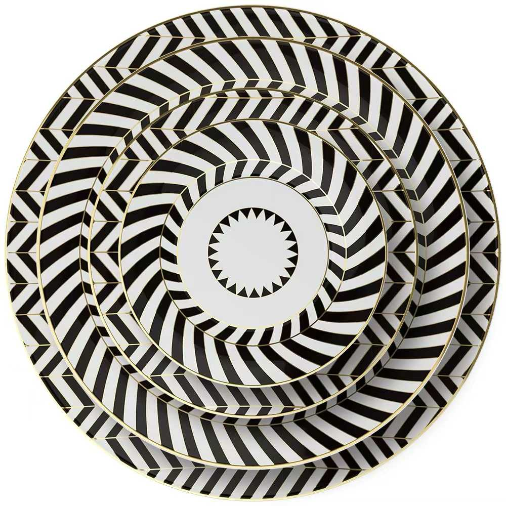 Premium Ceramic Dinner Plates Hotel Restaurant Tableware Wholesale ALM-S100200
