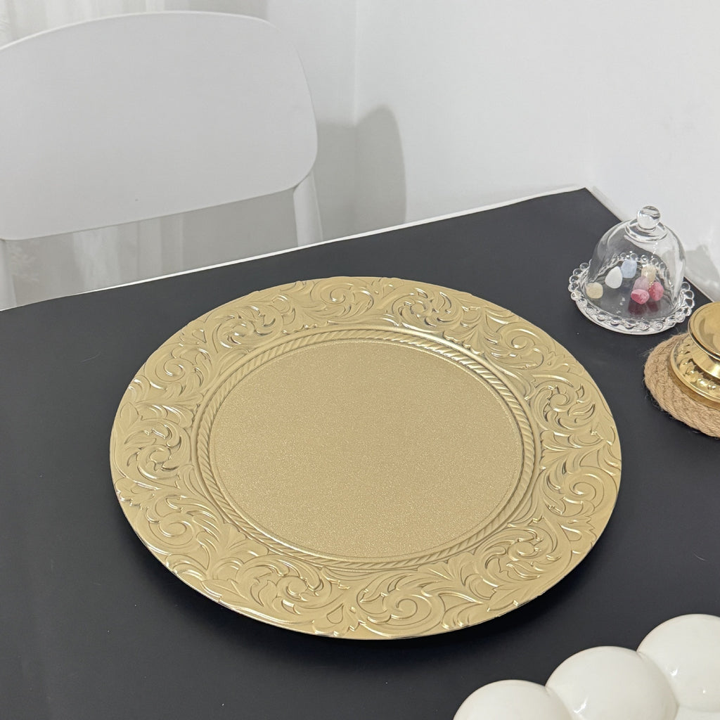 Food Grade Reusable Plastic Dinner Plate Unbreakable Tableware ALM-S100146