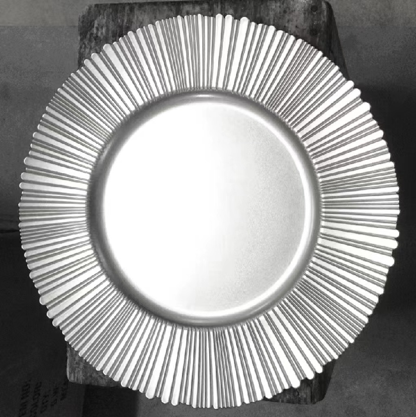 Food Grade Reusable Plastic Dinner Plate Unbreakable Tableware ALM-S100151