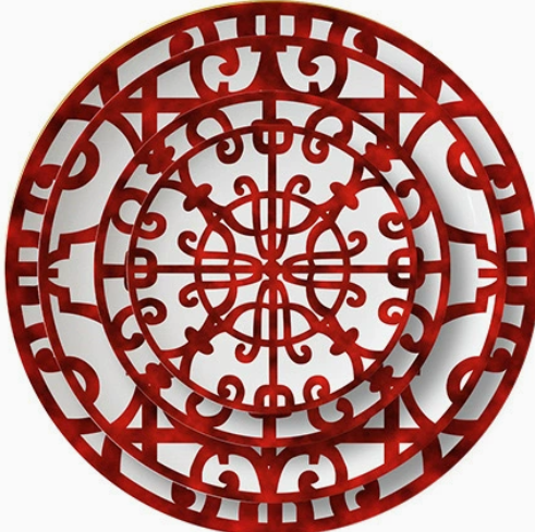 Premium Ceramic Dinner Plates Hotel Restaurant Tableware Wholesale ALM-S100185