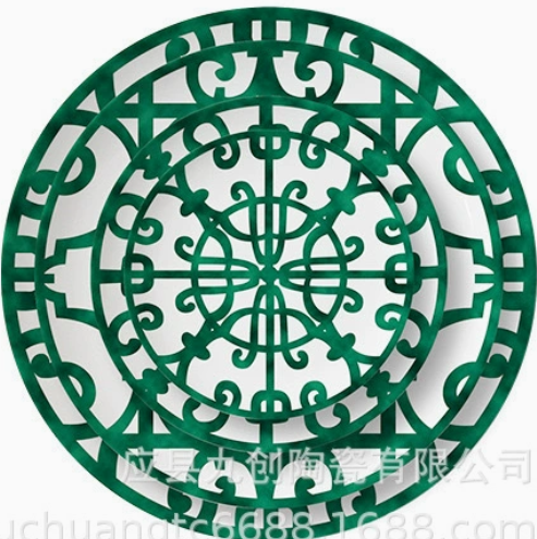 Premium Ceramic Dinner Plates Hotel Restaurant Tableware Wholesale ALM-S100185