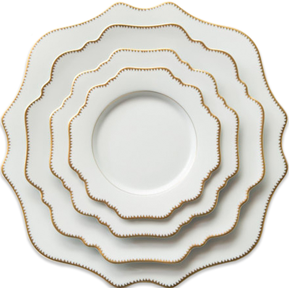 Premium Ceramic Dinner Plates Hotel Restaurant Tableware Wholesale ALM-S100188