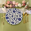 Food Grade Reusable Plastic Dinner Plate Unbreakable Tableware ALM-S100174